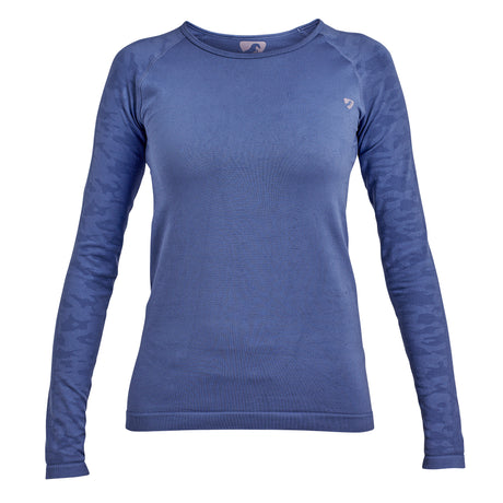 Shires Aubrion Ladies Balance Seamless Top #colour_blue