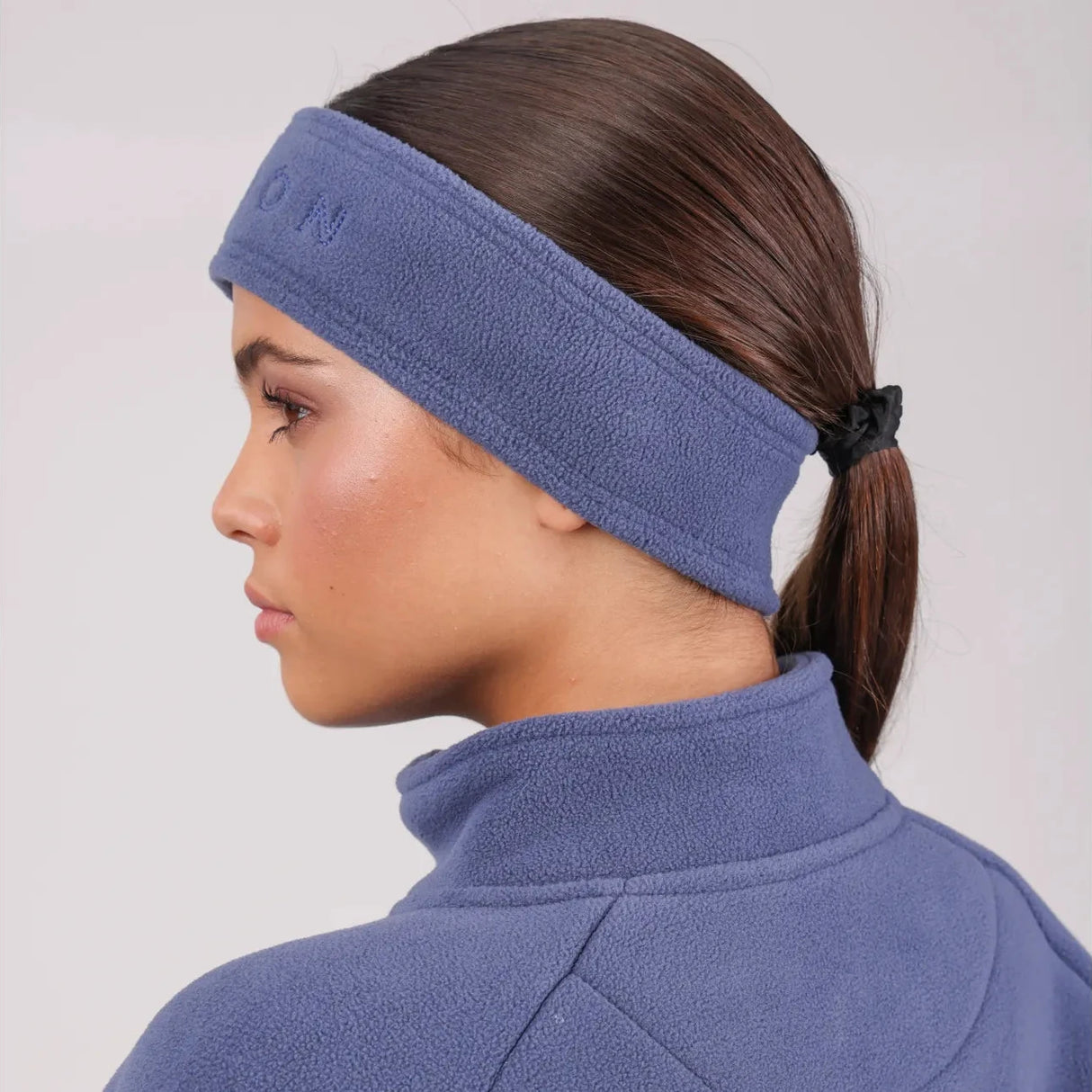 Shires Aubrion Fleece Headband #colour_blue