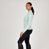 Dublin Ladies Autumn Sally Long Sleeve Riding Top #colour_surf-spray