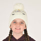 Dublin Kids Embriodered Unicorn Beanie #colour_white