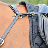 Kincade Classic 3 Point Breastplate With Running Martingale #colour_black