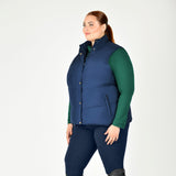 Dublin Ladies Curve Patrice Puffer Vest #colour_naval-academy