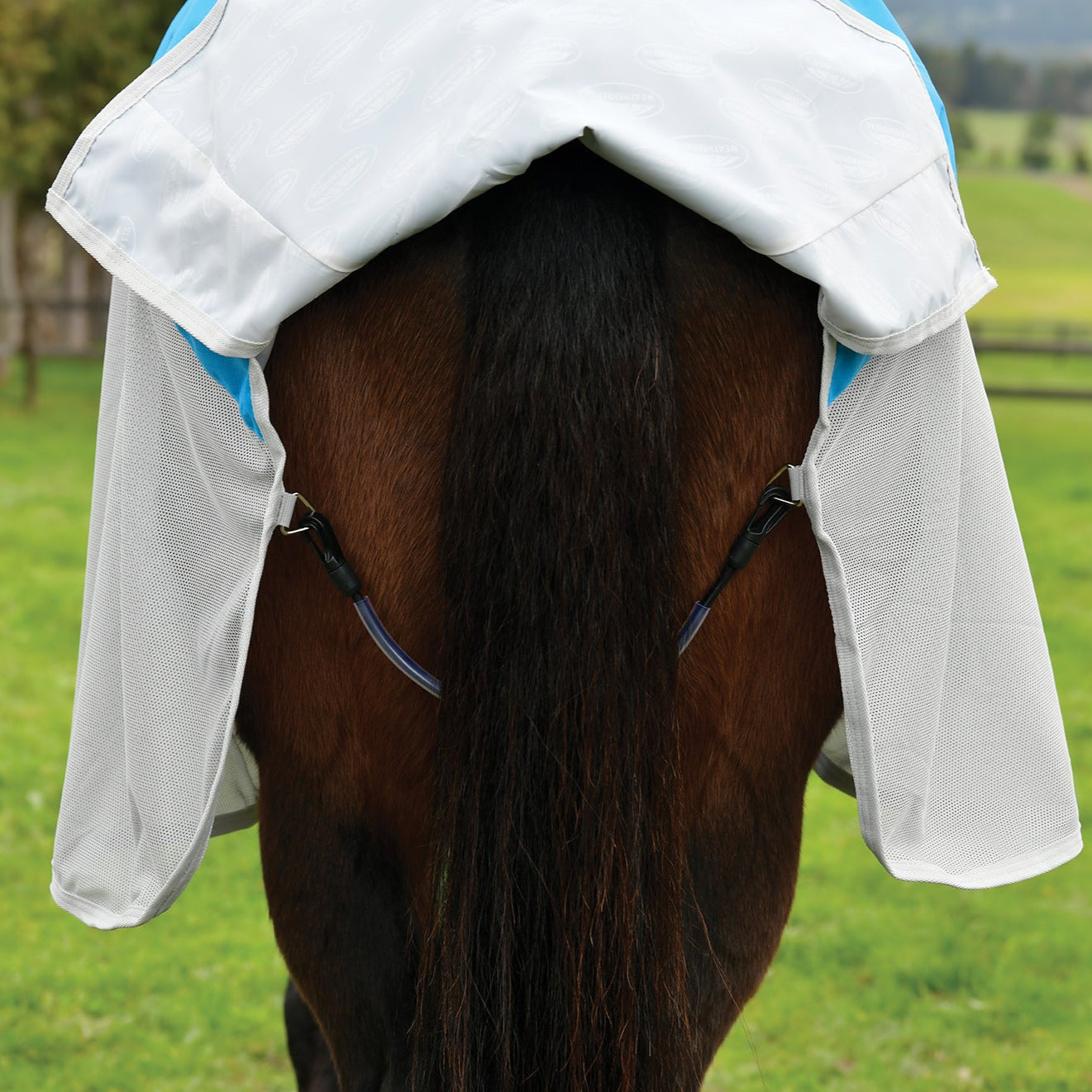 Weatherbeeta Comfitec Dual Shield Detach-A-Neck #colour_blue-grey