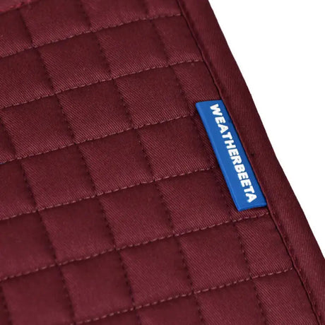 Weatherbeeta Prime Air-Tec Dressage Saddle Pad #colour_burgundy