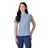 Weatherbeeta Ladies Bamboo Short Sleeve Performance Base Layer #colour_blue-stone