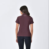 Weatherbeeta Ladies Bamboo Short Sleeve Performance Base Layer #colour_mulberry