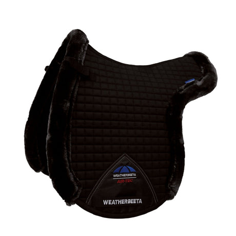 Weatherbeeta Prime Air-Tec Comfy Fleece Trimmed Numnah #colour_black
