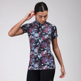 Shires Aubrion Ladies React Short Sleeve Base Layer #colour_abstract