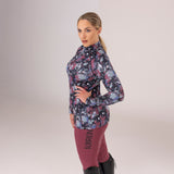 Shires Aubrion Ladies React Long Sleeve Base Layer #colour_abstract