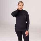 Shires Aubrion Ladies React Long Sleeve Base Layer #colour_shadow