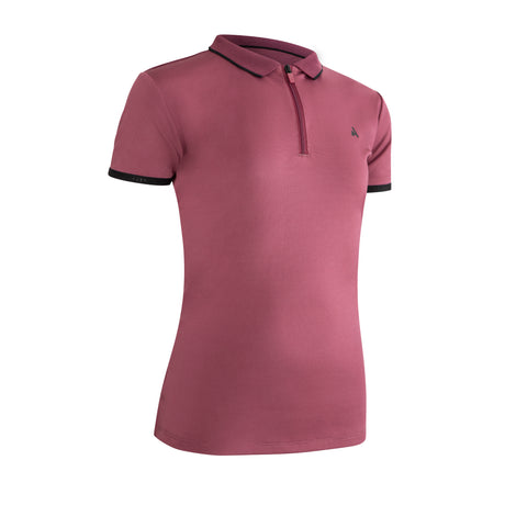 Shires Aubrion Young Rider React Tech Polo #colour_mauve