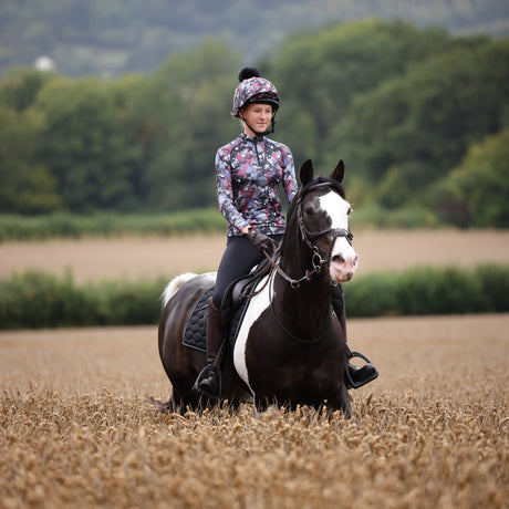 Shires Aubrion Young Rider React Long Sleeve Base Layer #colour_abstract