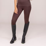 Shires Aubrion Ladies Team Riding Tights #colour_umber