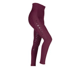 Shires Aubrion Eltar Riding Tights #colour_black-cherry