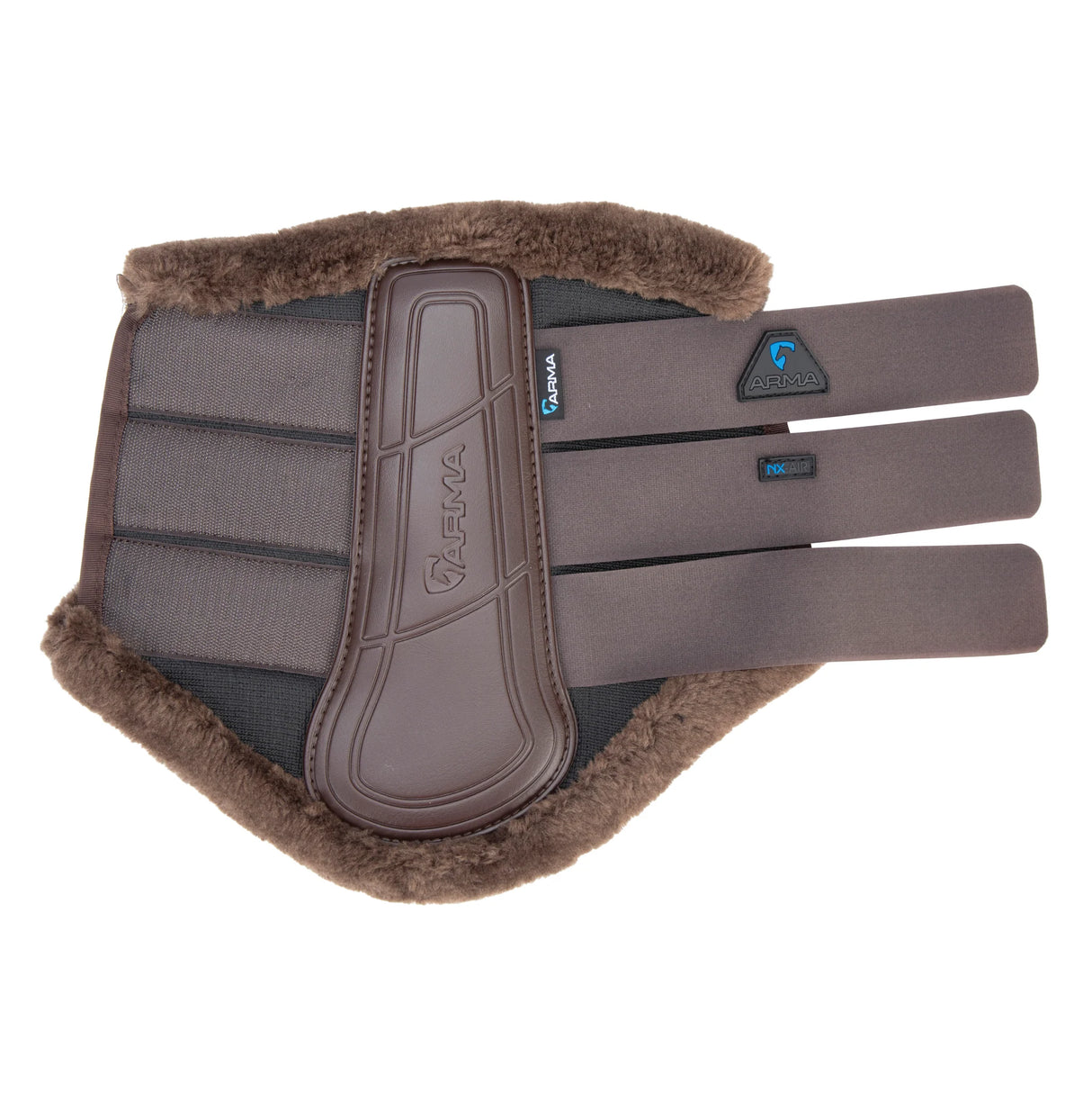 Shires ARMA NX-AIR Brushing Boots #colour_brown