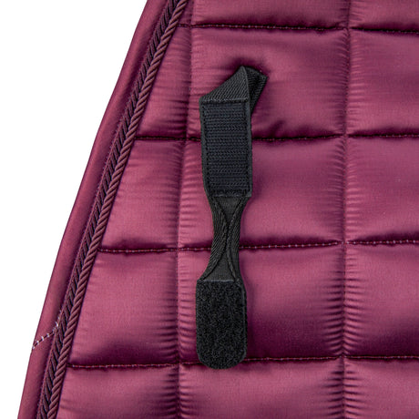 Shires ARMA Eltar Satin Saddlecloth #colour_black-cherry