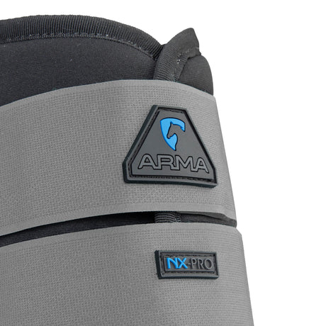 Shires ARMA Contour Pro Brushing Boots #colour_grey