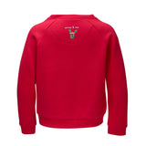 Shires Winnie & Me Children's Festive Sweatshirt #colour_red