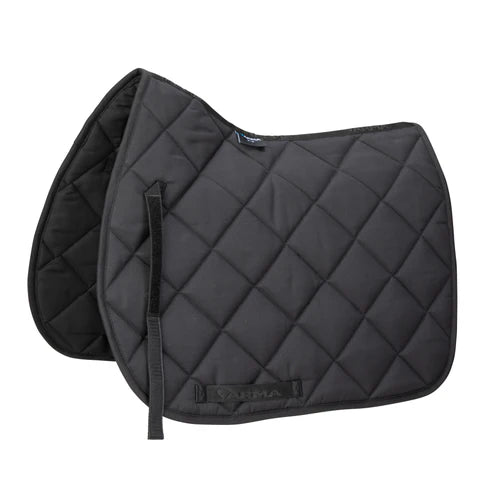 Shires ARMA Quilted Saddlecloth #colour_black
