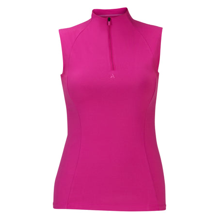 Shires Aubrion Ladies React Sleeveless Base Layer #colour_fuchsia