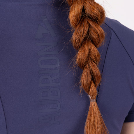 Shires Aubrion Ladies React Short Sleeve Base Layer #colour_midnight