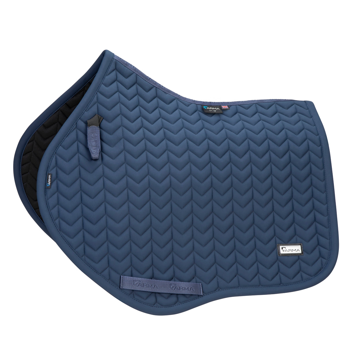 Shires ARMA Elegance 3.0 Jump Saddlecloth #colour_navy