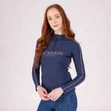 Shires Aubrion Equestrian Long Sleeve Base Layer #colour_midnight