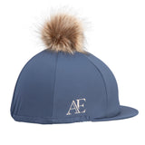 Shires Aubrion Equestrian Hat Cover #colour_midnight