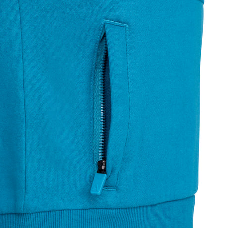 Shires Aubrion React Quarter Zip Sweater - Young Rider #colour_kingfisher