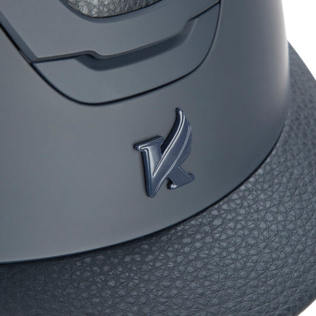 Shires Karben Amity Leather Riding Hat #colour_navy