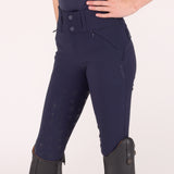 Shires Aubrion Optima MX Breeches - Young Rider #colour_navy