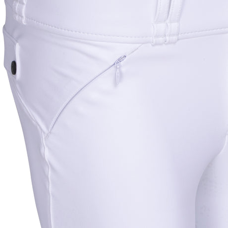 Shires Aubrion Optima MX Breeches - Young Rider #colour_white