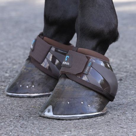 Shires ARMA NX-MAX+ Contour Over Reach Boots #colour_brown