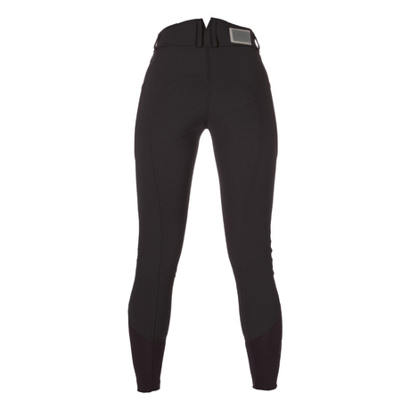 HKM Women's Silicone Full Seat Breeches -Livigno- #colour_black