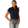 Ariat Women's Prix 3.0 Polo #colour_navy-eclipse