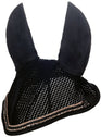 HKM Ear Bonnet -Rosegold Glamour- Style #colour_black-rose-gold