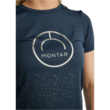 Montar MoSille with Gun Metal Logo T-Shirt #colour_dark-slate