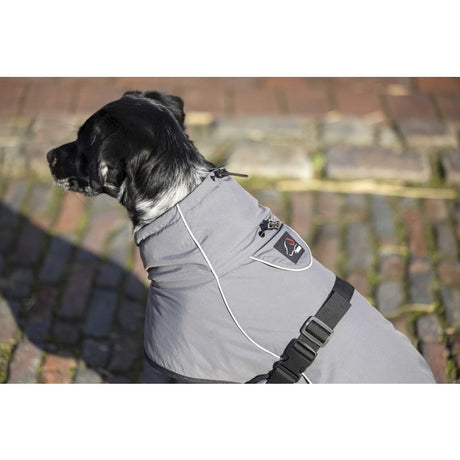 HKM Dog Coat With Fleece Lining -Buddy- #colour_deep-grey