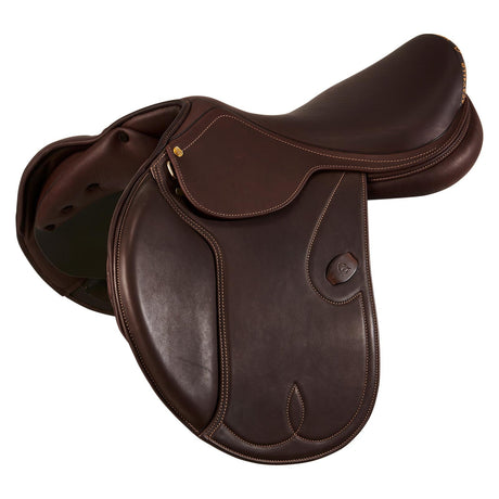 Acavallo Botticelli Jumping Saddle Latex Panels #colour_brown