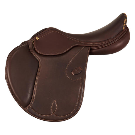 Acavallo Botticelli Jumping Saddle Latex Panels #colour_brown