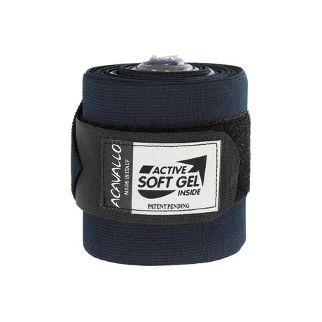 Acavallo Elastic Bandages Classic Gel #colour_blue