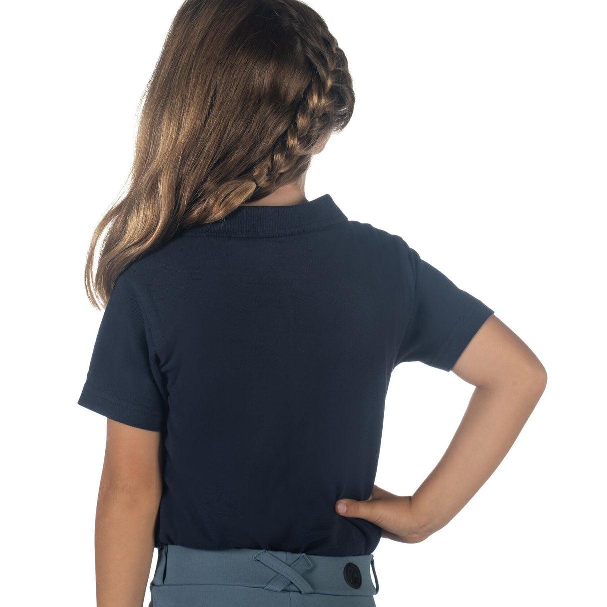 HKM Children's Polo Shirt -Claire- #colour_deep-blue