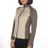 HKM Ladies Quilted Jacket -Amalfi- #colour_beige-taupe