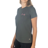 HKM Ladies T-shirt -Excellent- #colour_grey-green