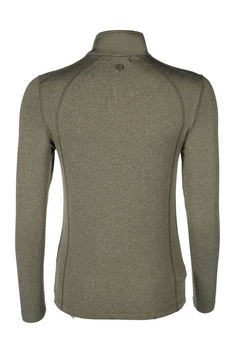 HKM Children's Functional Shirt -Essentials Winter- #colour_olive-green