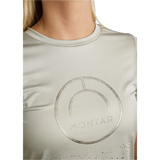 Montar MoSille with Gun Metal Logo T-Shirt #colour_light-silver-grey