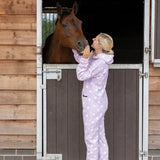 Supreme Products Adult's Dotty Fleece Onesie #colour_lavish-lilac