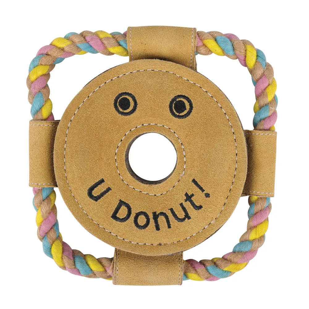 Benji & Flo Crazy Faces Dog Toy #style_u-donut!