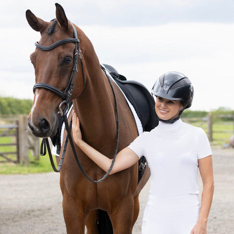 Hy Equestrian Roka Regal Show Shirt #colour_white