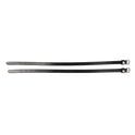 Hy Equestrian Children's Diamante Stud Spur Straps #colour_black
